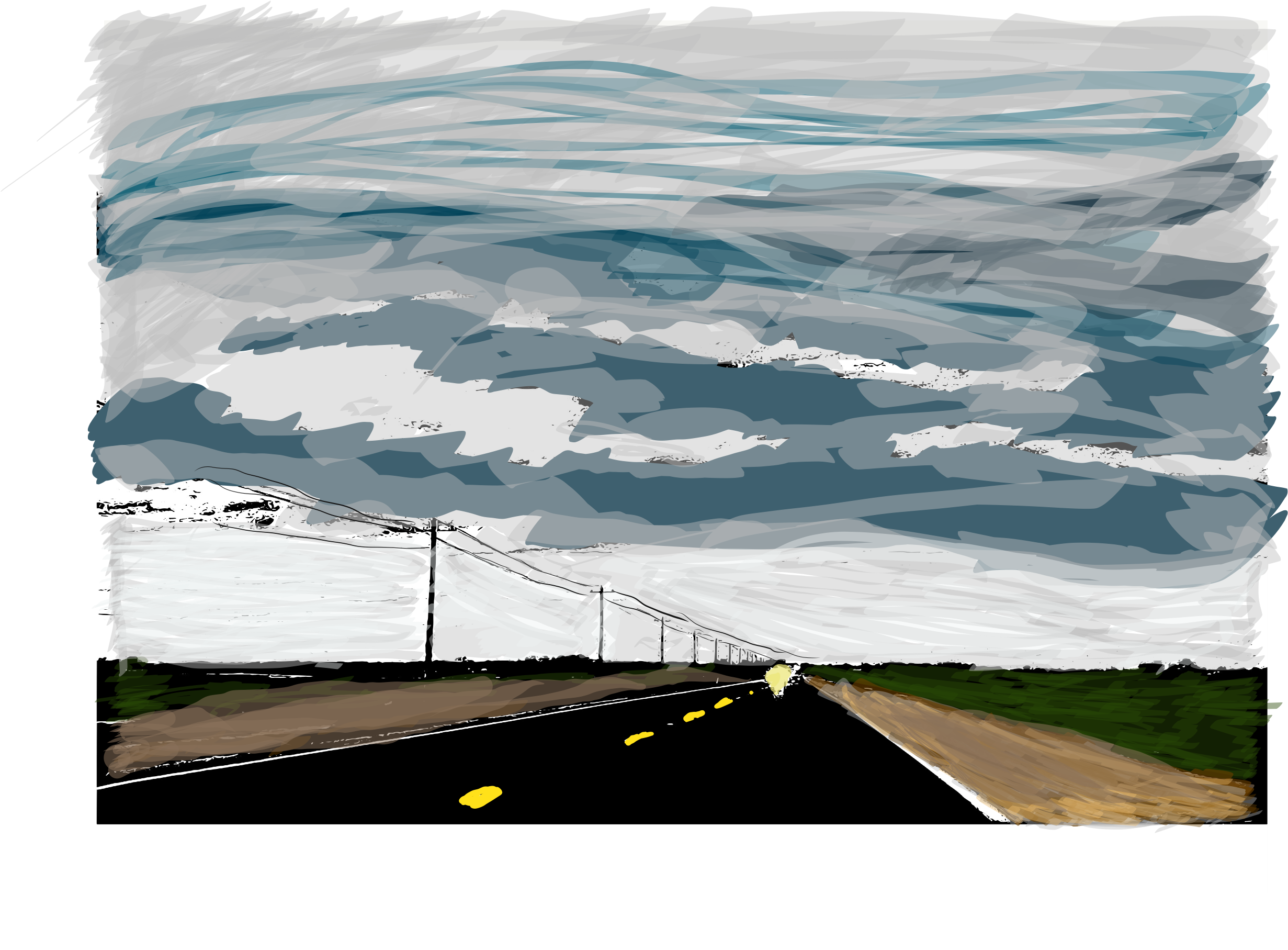 Highway (2732x2050), Png Download