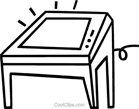 Light Table Royalty Free Vector Clip Art Illustration - Light Table Clipart (480x378), Png Download