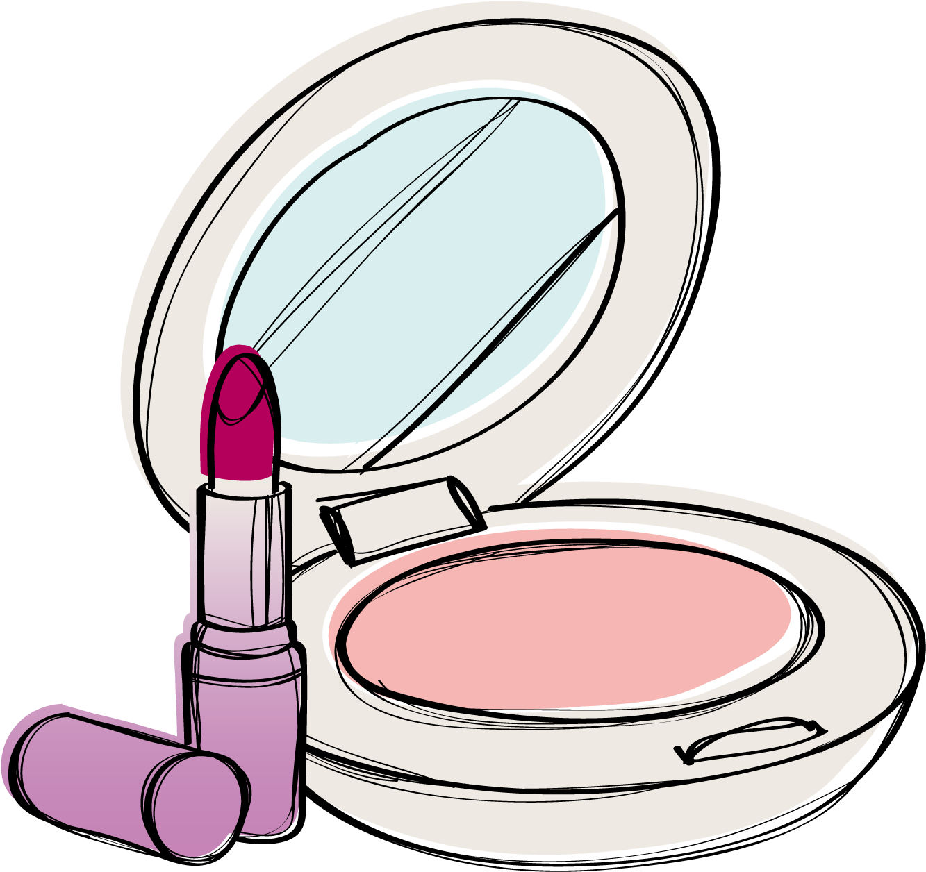 Cosmetic Vector Makeup Foundation - Vetor Icone Maquiagem Png (1500x1501), Png Download