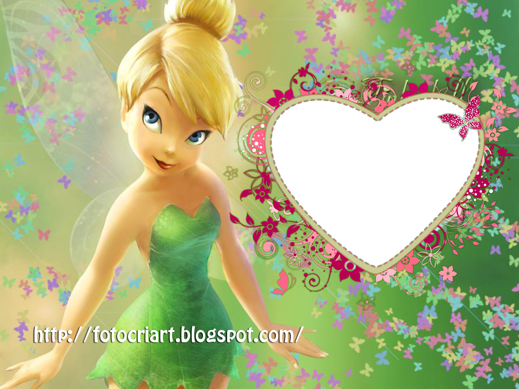 Download Tinkerbell Monday Clipart Tinker Bell Peter - Moldura De Tinker Bell (899x675), Png Download