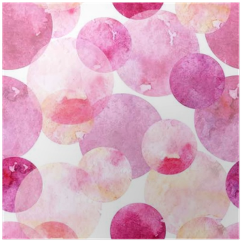 Watercolor Vector Pink Circle Ball Seamless Pattern - Watercolor Painting (400x400), Png Download