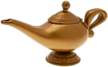 Genie Lamp Toy - Disney Jasmine And Aladdin Lamp (400x400), Png Download