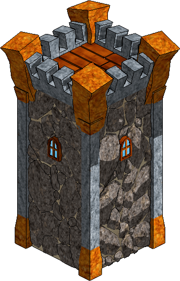 Hafen-stone Tower - Castle (367x571), Png Download