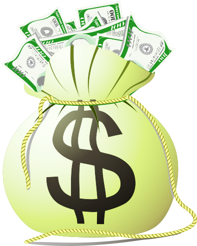 Bag Purse Transprent Free Download Saving Food - Money Bag (500x500), Png Download