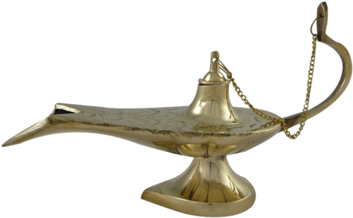 Aladdin Genie Lamp - Wunderlampe (500x331), Png Download