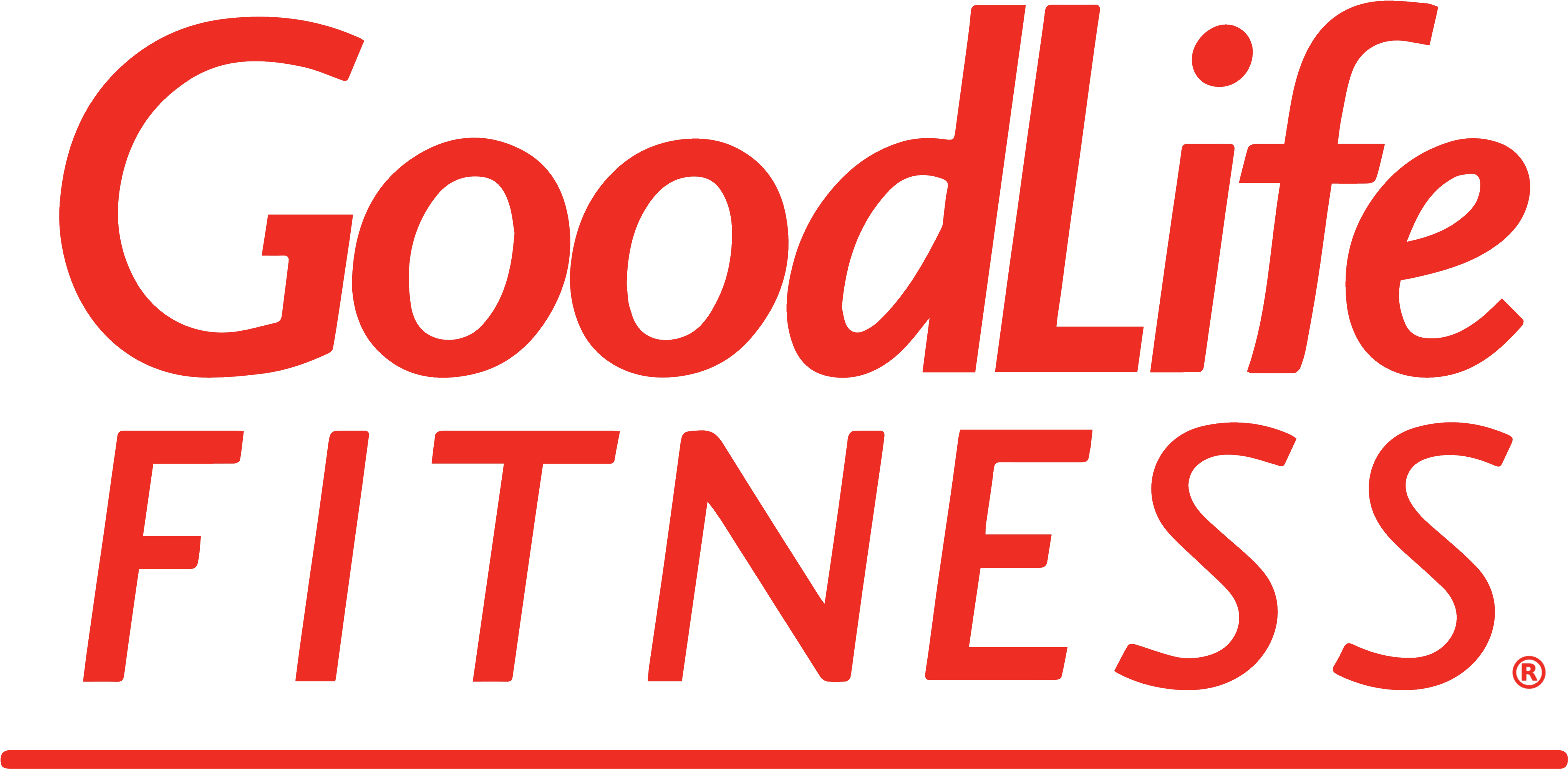 Goodlife Fitness Logo (4450x2185), Png Download