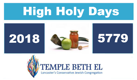High Holy Days 2018 Slider - Shofar & Honey Greeting Cards (pk Of 20) (980x280), Png Download