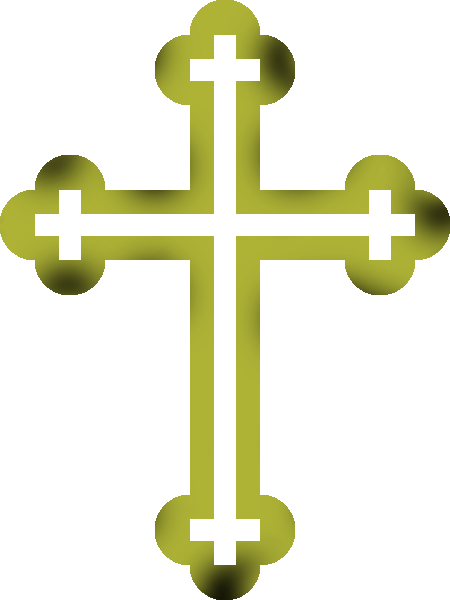 Orthodox Christian Clergy Against Racism - Catholic Cross Black And White (450x600), Png Download