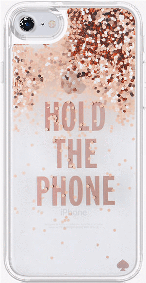 Kate Spade Iphone 7 / Iphone 8 Case - Kate Spade New York Liquid Glitter Case (598x584), Png Download