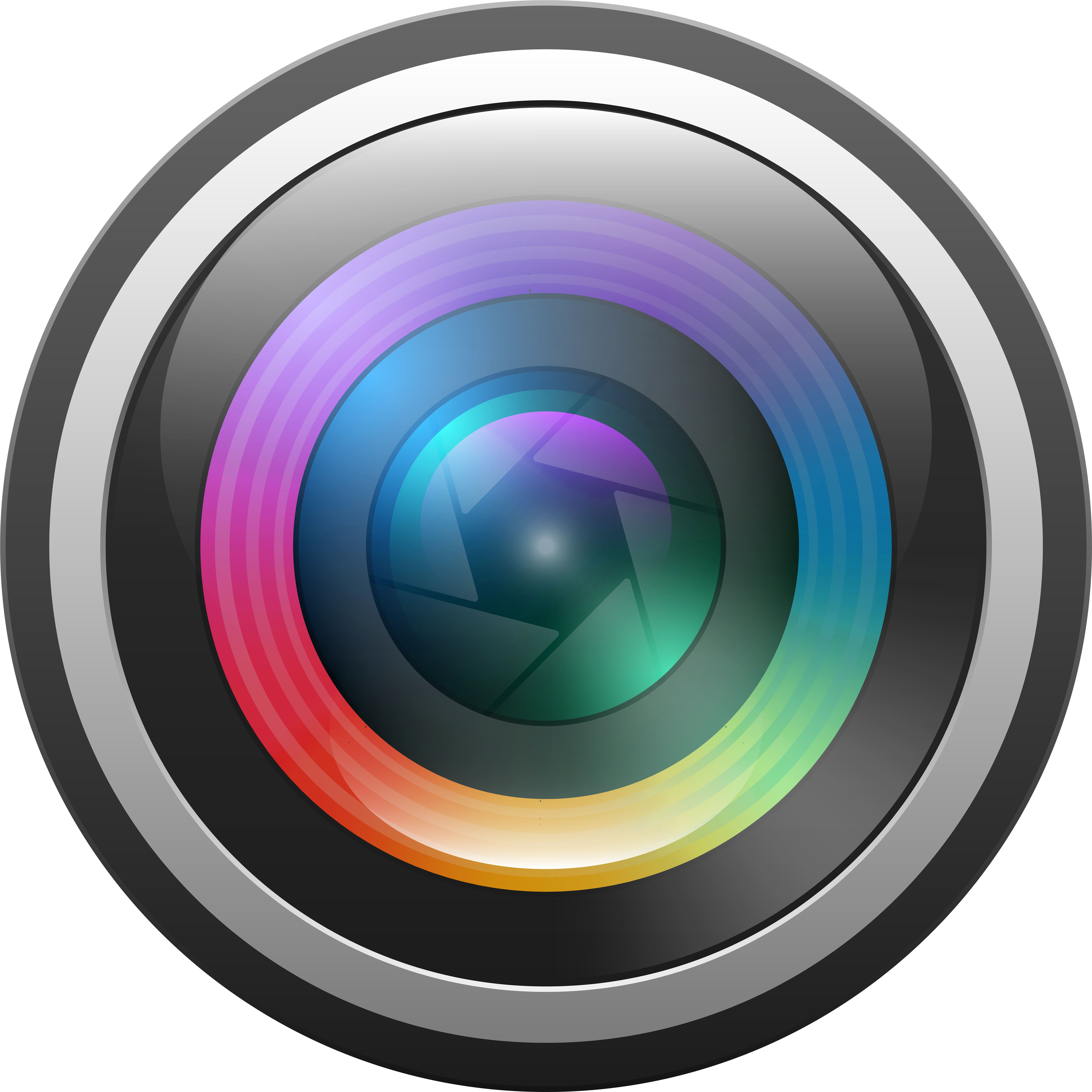 Colorful Lens Decorative Transparent Image - Circle (600x600), Png Download