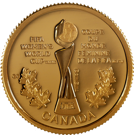 Pure Gold Coin - Mundial Sub 20 Femenina Trofeo (570x570), Png Download