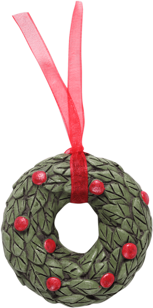 Wreath Ornament - Christmas Day (616x1200), Png Download