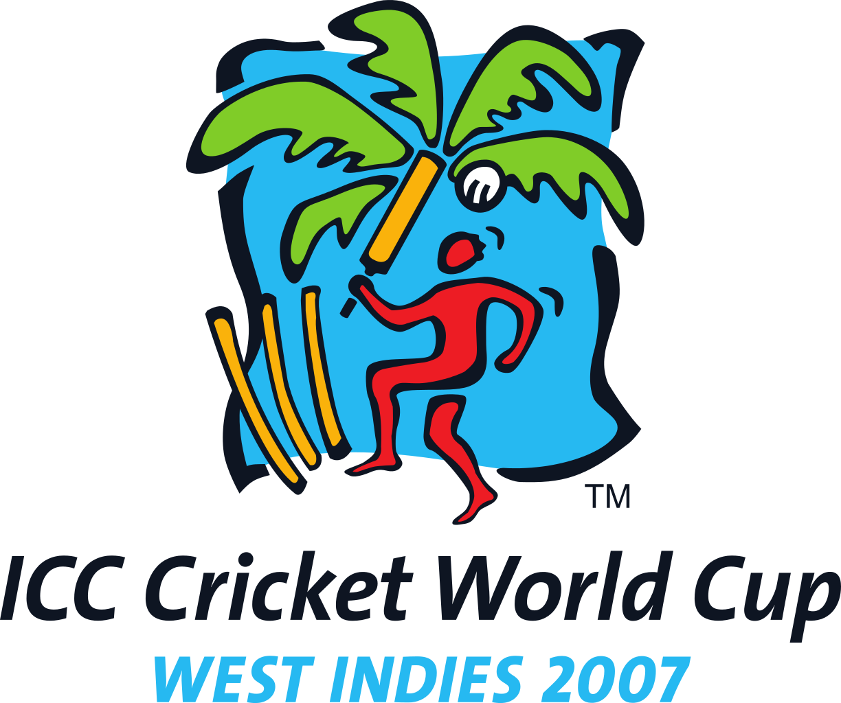 Cricket World Cup 2007 Logo (1200x1004), Png Download