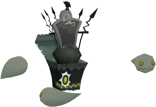 Graveyard Fm Grave Form - Kingdom Hearts 2 Graveyard (500x350), Png Download