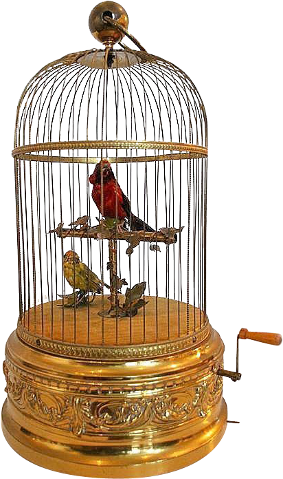 Picture Library Download Cage Transparent Bronze Bird - Birds In The Cage (695x695), Png Download