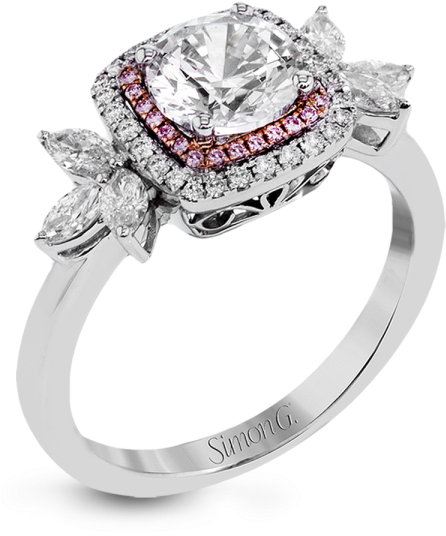 Bernie Robbins Jewelers Somer S Point Marlton - Simon G Mr2826 Engagement Ring (600x600), Png Download