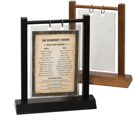Menu Holder (500x600), Png Download