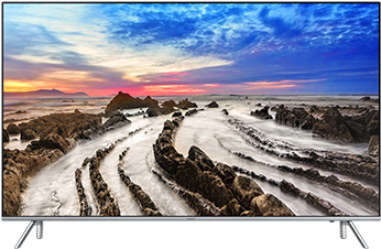 Ultra High Definition Samsung Tvs - Samsung Ue55mu7070 (448x488), Png Download