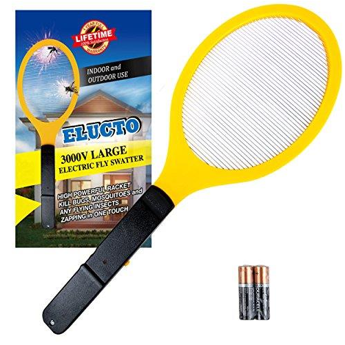 Ended - Elucto Electric Bug Zapper Fly Swatter Zap Mosquito (1000x1000), Png Download