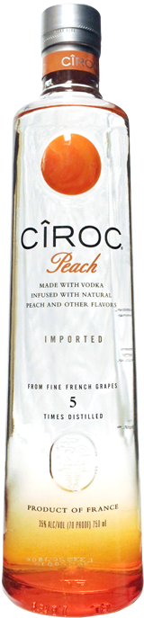 Ciroc Peach Ciroc Pineapple - Ciroc Vodka Amaretto - 200 Ml Bottle (450x800), Png Download