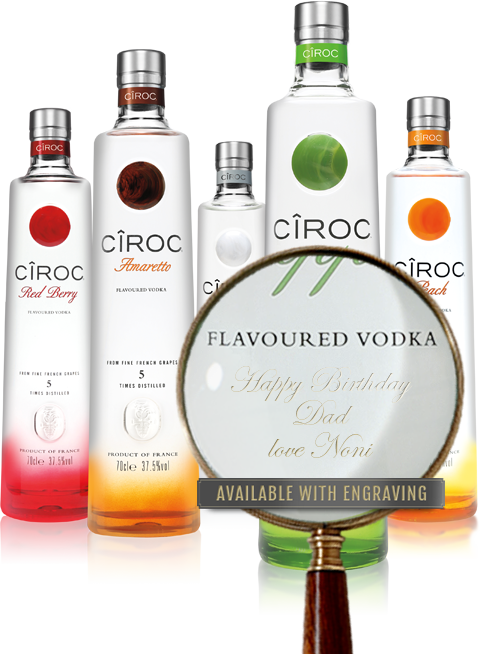 Available With Engraving - Ciroc Amaretto Flavoured Vodka (480x654), Png Download