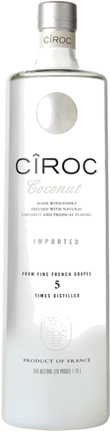 Ciroc-coconut - Ciroc Peach Flavoured Vodka (400x500), Png Download