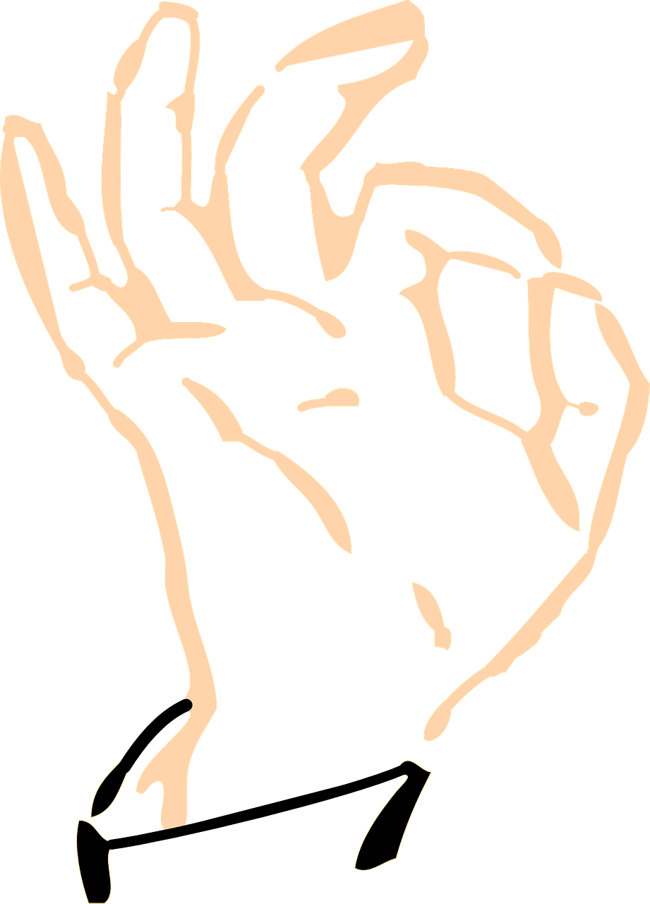 Ok Sign No Background (921x1280), Png Download