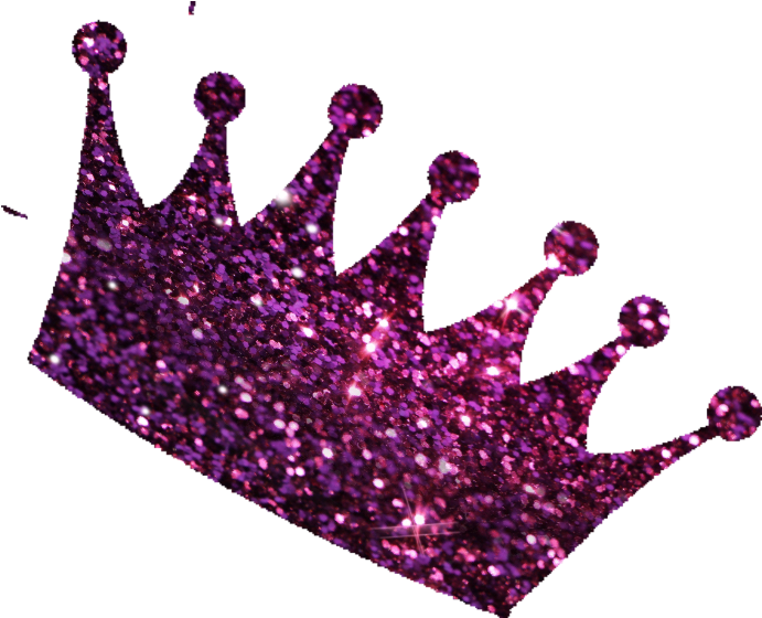 Pink Glitter Crown Clipart - Pink Glitter Crown Png (1024x1024), Png Download