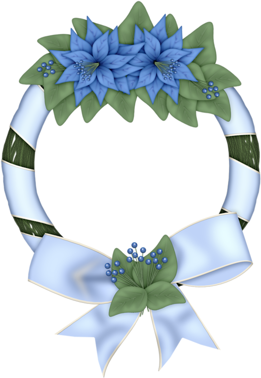 Hydrangea Clipart Hydrangea Wreath - Christmas Day (628x800), Png Download
