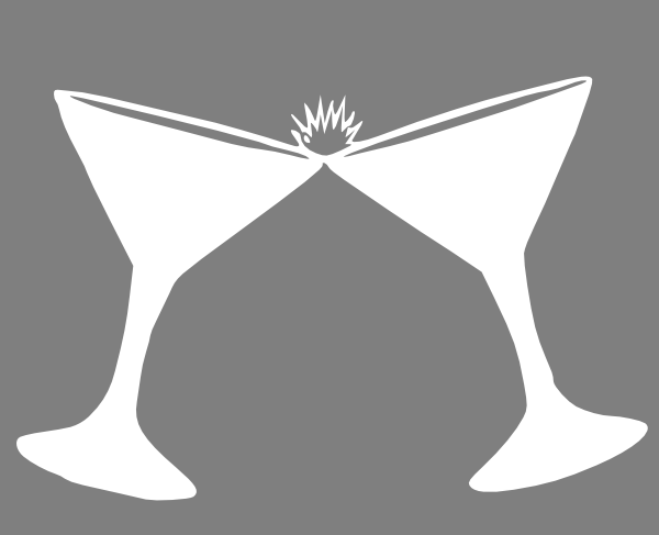 My Little Black Cocktail Book [book] (600x487), Png Download