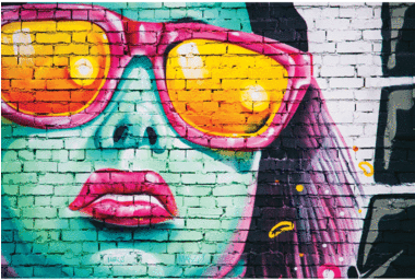80's Ray Bans Rocked - Cool Street 5'x7'area Rug (379x480), Png Download