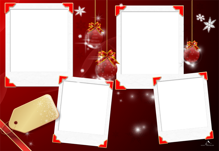 Plantilla Christmas 1 - Plantillas De Fondo De Navidad (709x490), Png Download