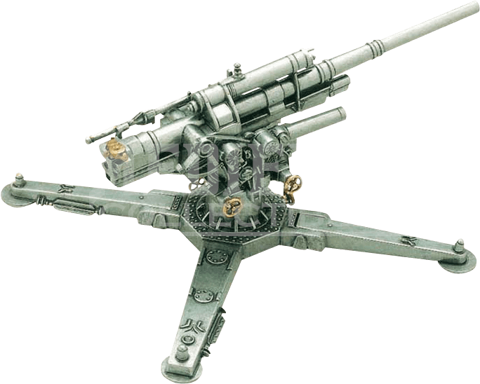 Flak 41 German Anti Aircraft Gun Replica - Ww2 German Artillery Guns (734x734), Png Download