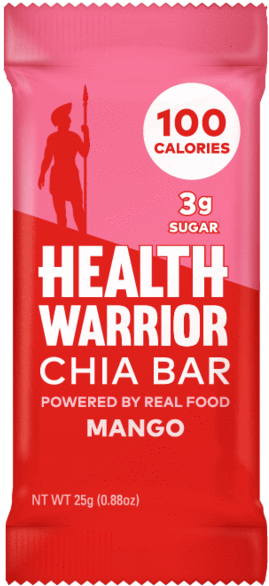 Health Warrior Mango Chia Bar - Chia Seed (422x600), Png Download