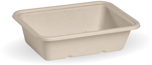 600ml Natural Biocane Takeaway Base - Packaging And Labeling (600x600), Png Download