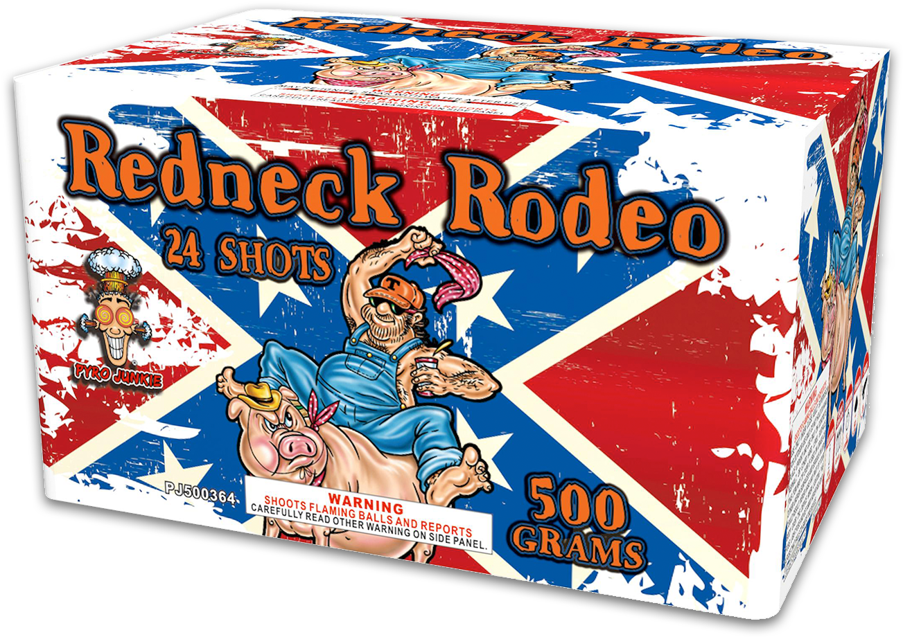 Redneck Rodeo - Pyro Junkie Fireworks (1500x1500), Png Download