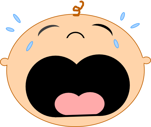Cry Baby Clipart Collection - Crying Clipart (600x507), Png Download