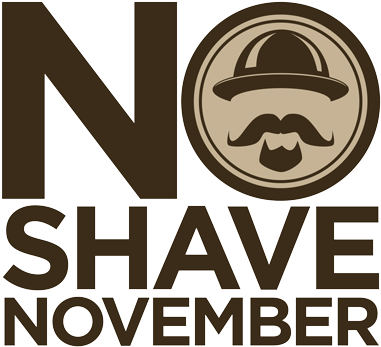 No Shave November November 2015, Mustache, November - No Shave November Logo (400x400), Png Download