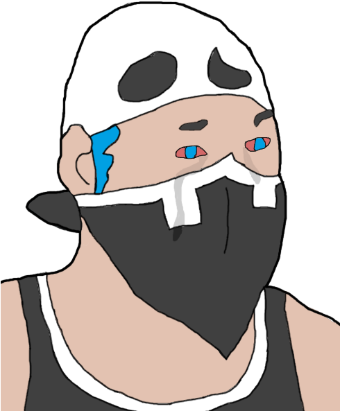 Gruntan-crying - Cartoon (489x600), Png Download