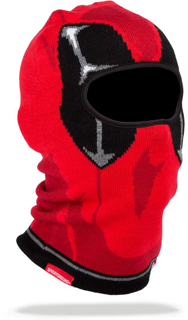 Marvel Deadpool Ski Mask - Sprayground Marvel Deadpool Ski Mask Red (960x1225), Png Download