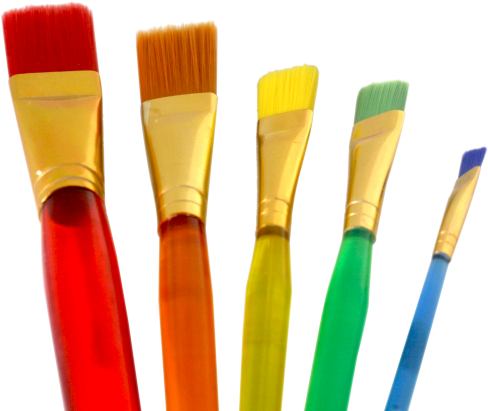 Pinceles Transparentes (530x425), Png Download