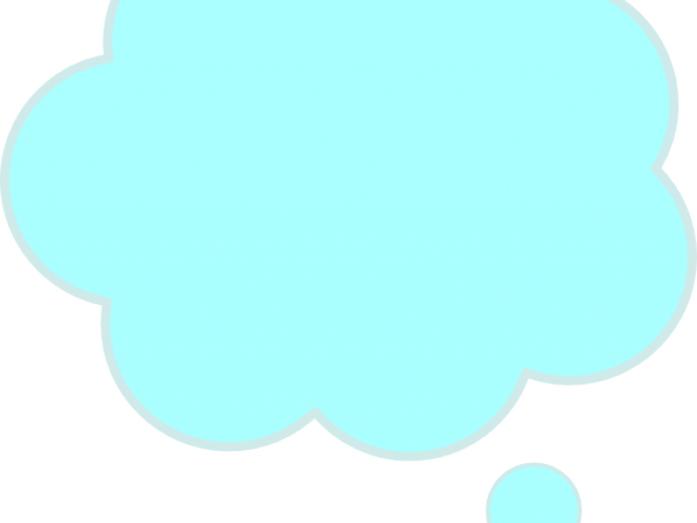 Small Clipart Thought Bubble - Clip Art (640x480), Png Download