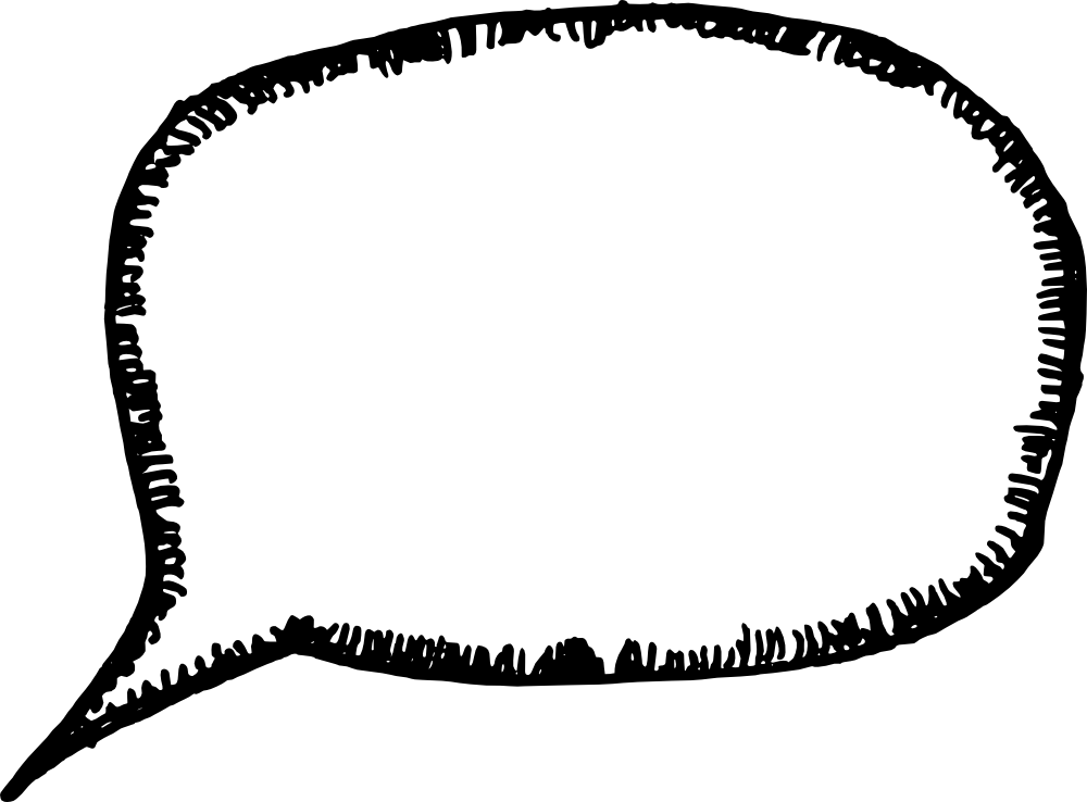 Thought Bubble Sketch Png Download - Circle (1000x738), Png Download