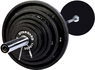 Weight Plate Png - Olympic Weights (371x325), Png Download