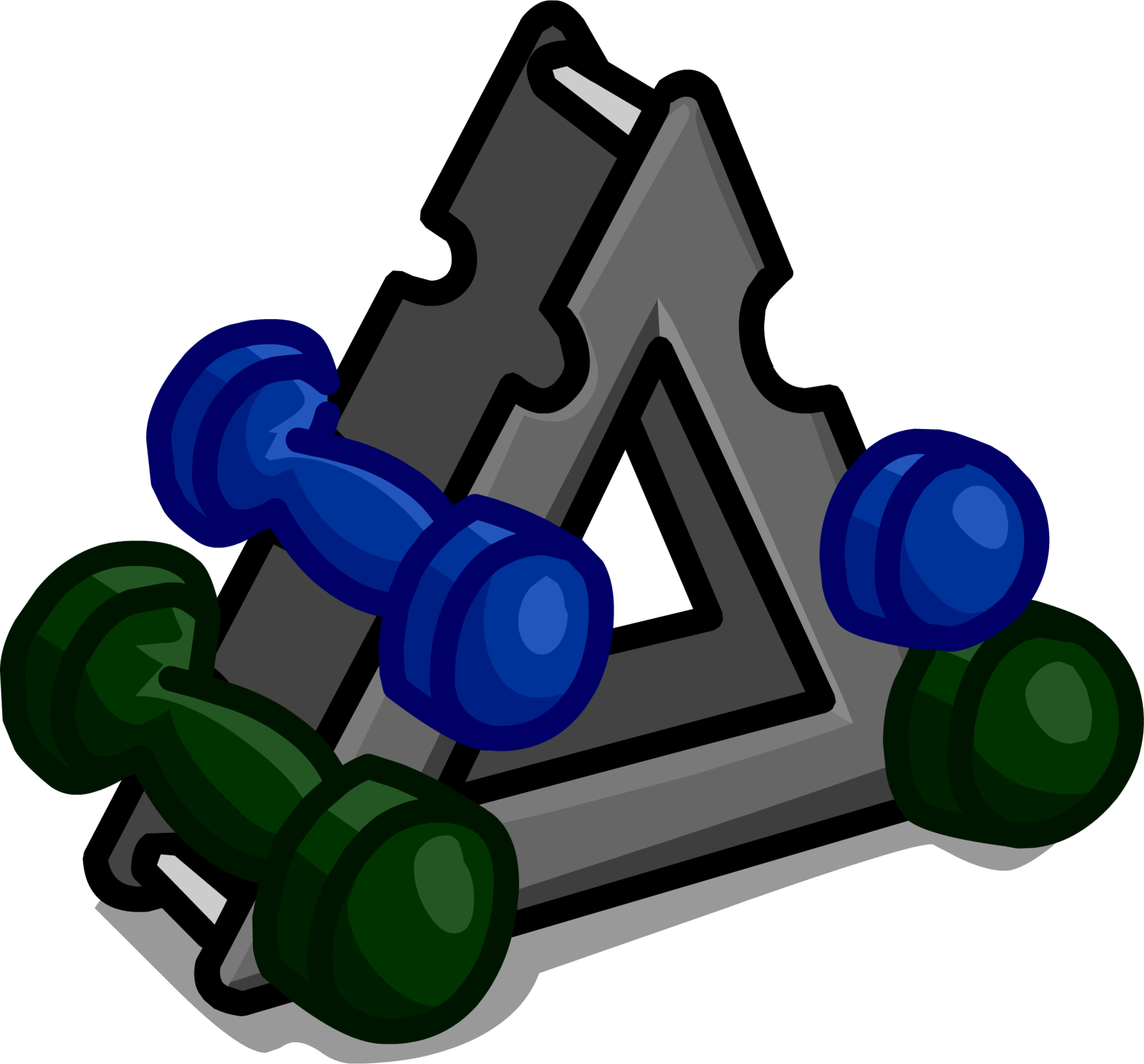 Hand Weights Sprite 007 - Weight Training (516x480), Png Download