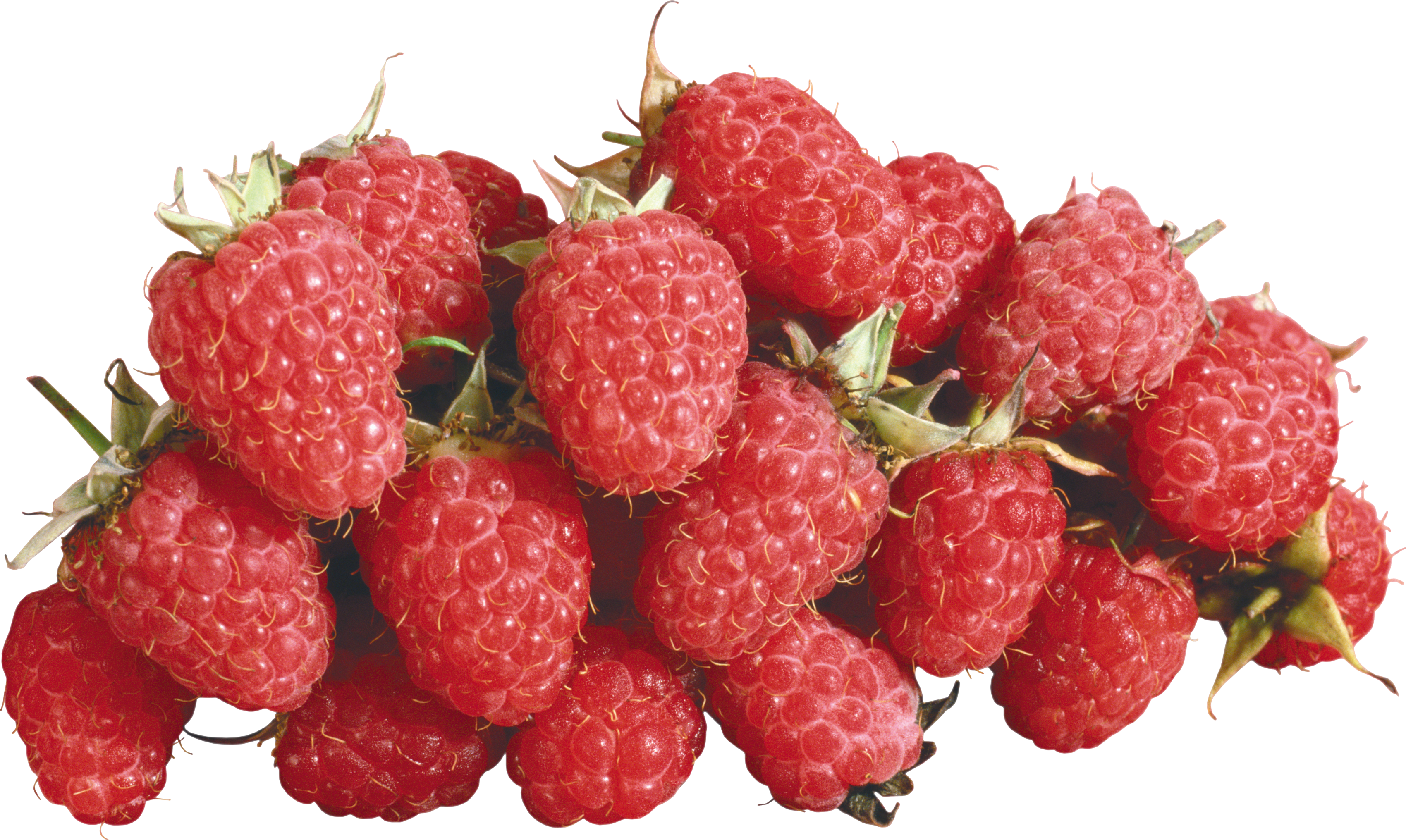 Raspberries Png (3400x2032), Png Download