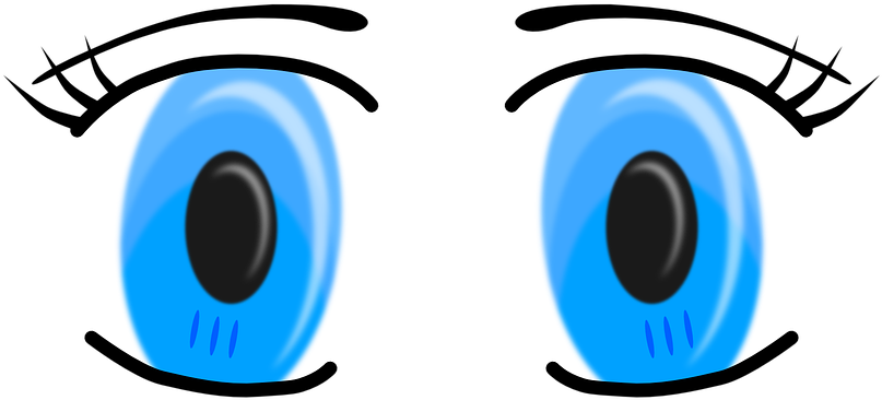Blue Eyes Clipart Female - Eyes Clip Art (960x480), Png Download