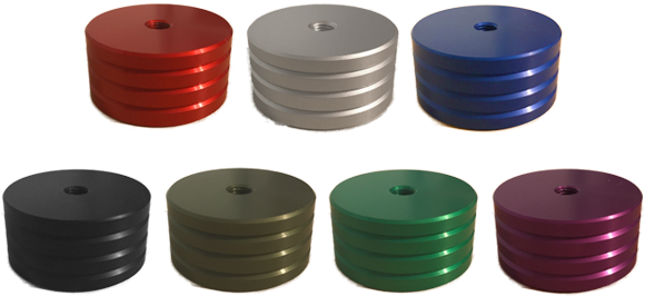Anodized Colored Weight - Crossroad Archery Hunter Green (600x400), Png Download