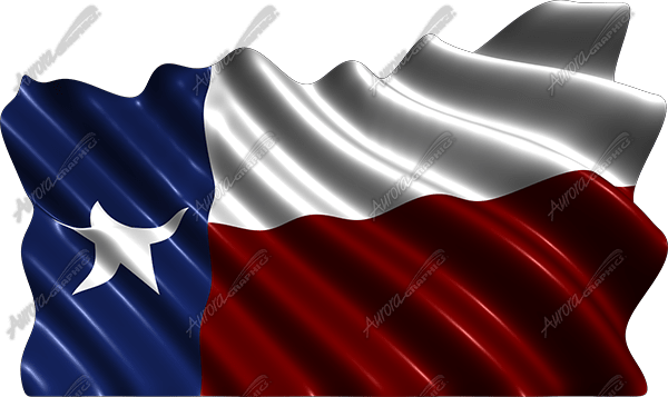 Waving Texas Flag - Texas Flag Waving Png (600x357), Png Download