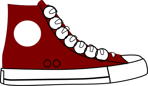 Sneakers Clip Art Images Free For Commercial Use Zbqtja - Sneaker Clipart (600x351), Png Download